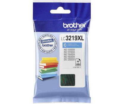 Tusz BROTHER LC3219XLC CYAN 1500str do MFC-J53/57/59/65/69xxDW
